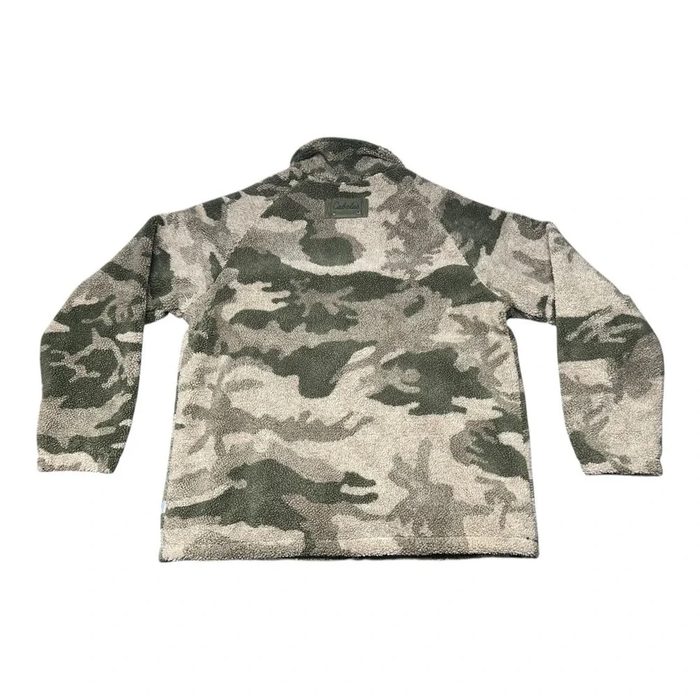 Cabela's Berber Fleece 4most Windshear Hunting Jacket Camo XL Full Zip